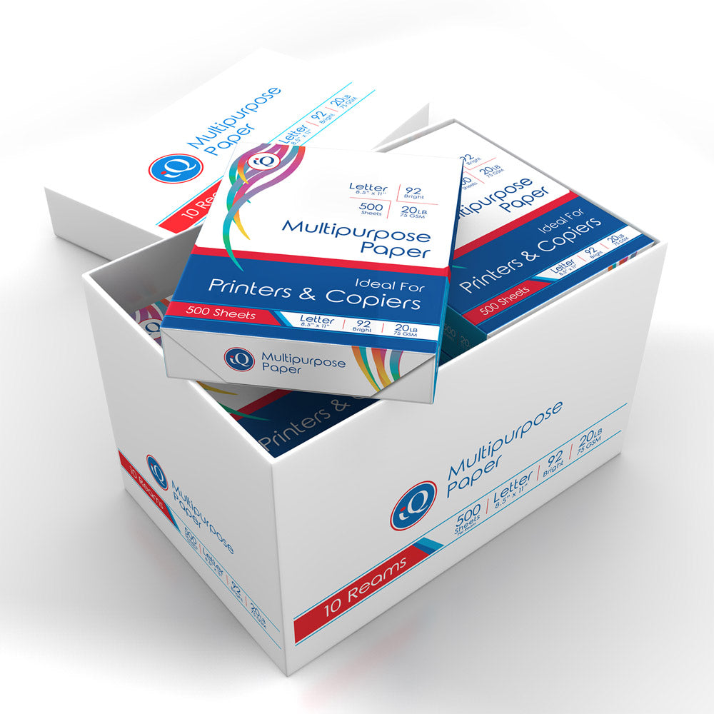 iQ Multipurpose Paper Pallet 8.5 x 11in 400 Reams 200,000 Sheets 80500