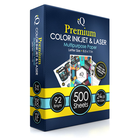 iQ Premium 24LB Multipurpose Paper Pallet 8.5 x 11in 320 Reams 160,000 Sheets 80524