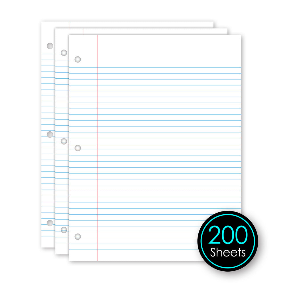 Filler Paper College Ruled 10.5 x 8in 200 Sheets 81201