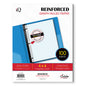 iQ Reinforced Filler Paper 4 x 4 Graph Ruled 11 x 8.5in 100 Sheets 83444