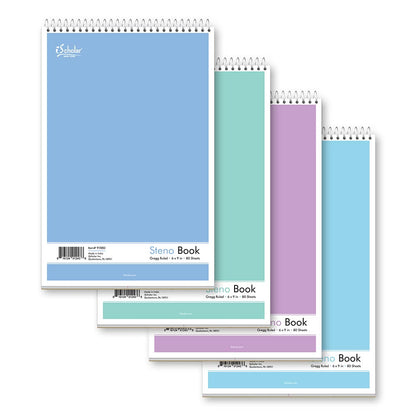 Spiral Steno Book White 6 x 9in 80 Sheets 91880