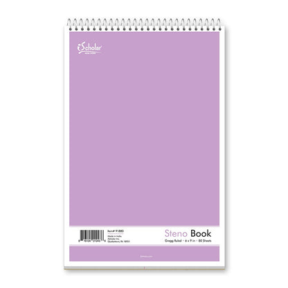 Spiral Steno Book White 6 x 9in 80 Sheets 91880