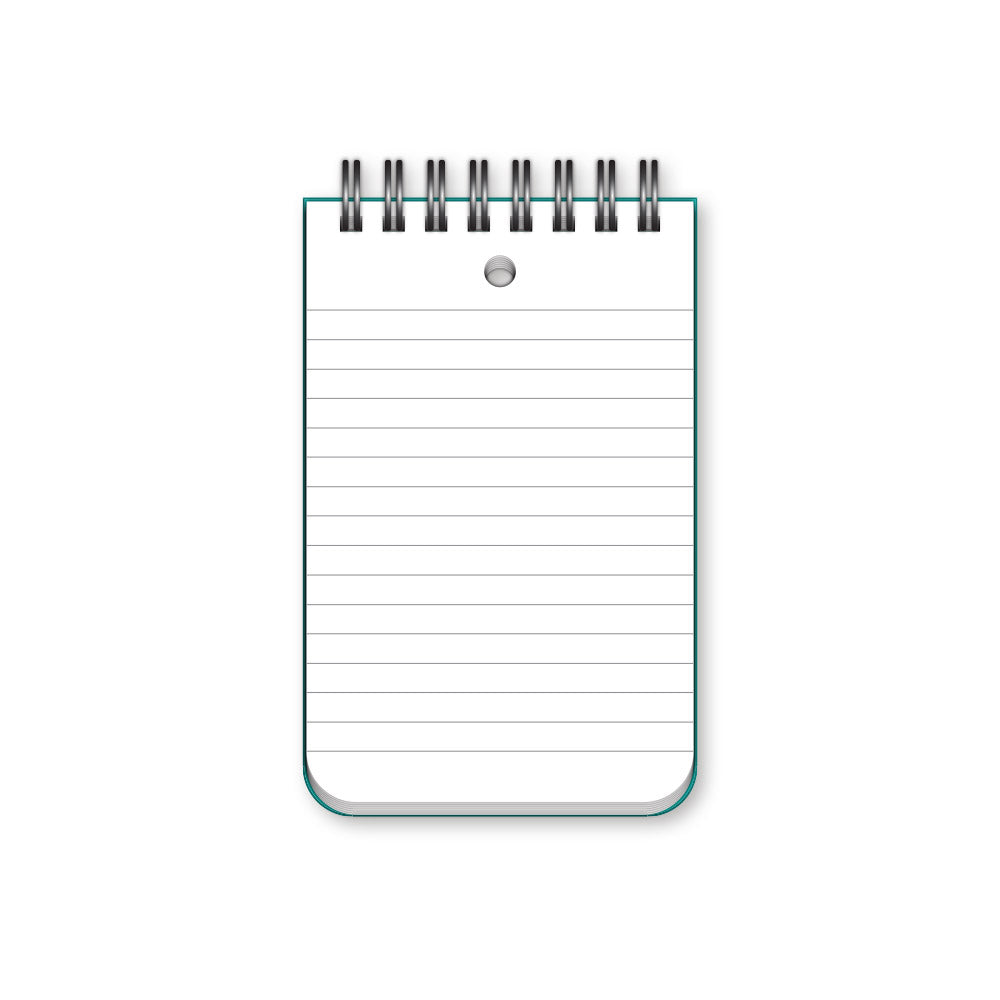 Poly Memo Book College Ruled 3" x 5" 100 Sheets 94350