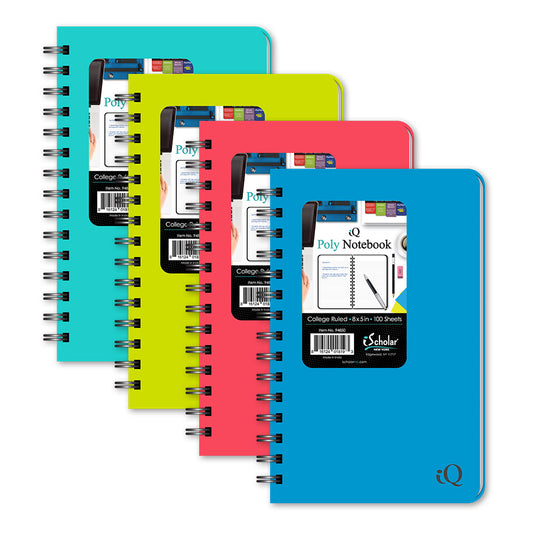 Poly Memo Book College Ruled 8" x 5" 100 Sheets 94850
