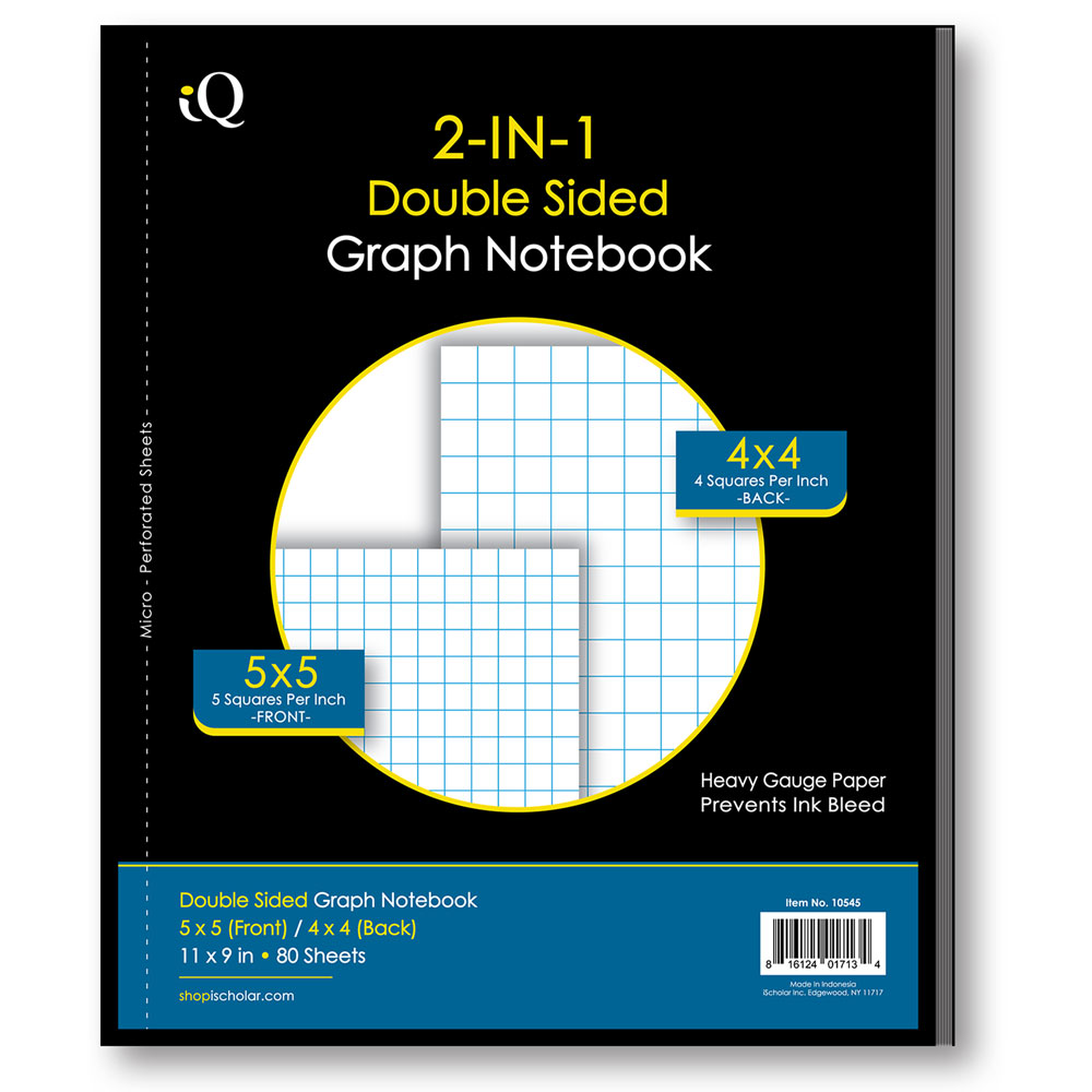Graph Paper Notebook: Grid Paper Notebook 110 Sheets Large 8.5 x 11 Quad  Ruled 5x5 (Paperback)