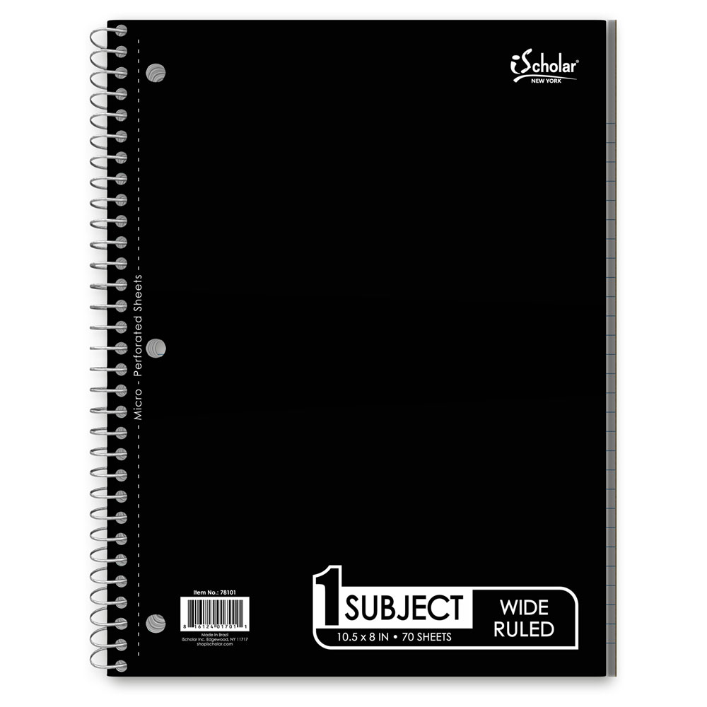 iScholar Xquisite Hardbound Sketch Book 40810 8.5 x 11 Inches Black Cover 112 sheets 