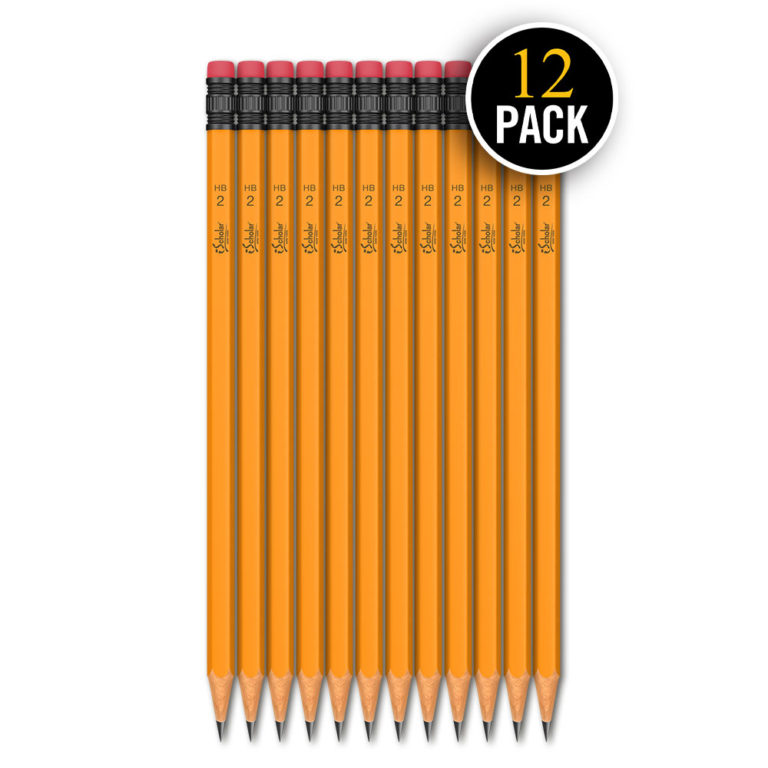 Sharpened 2 Hb Pencils 12 Pack 32312 Ischolar Ny